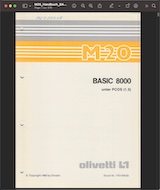 M20 Handbuch BASIC 8000 Unter PCOS_1.3