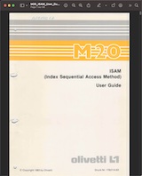 M20 ISAM User Guide