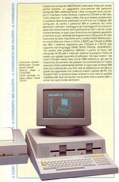 M&PC 28 a short comparation Olivetti M20 vs. PC IBM