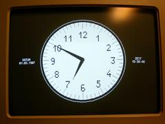 Graphical clock