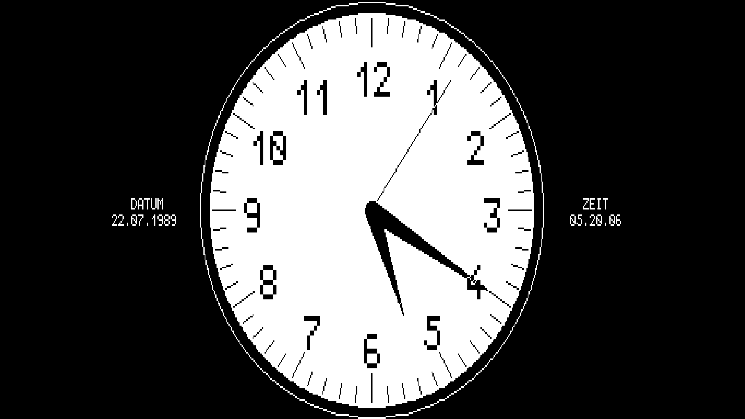 M20 clock from the German demo floppy