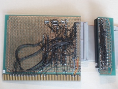 The adapter, solder side.