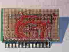 The back of the expansion, showing the wirewrapping