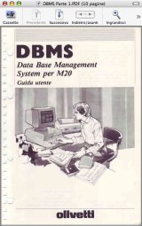 Olivetti M20 DBMS user guide