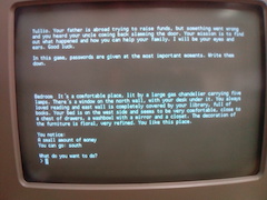 The game running