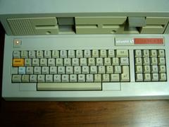 The M20 keyboard, with the BASIC keywords
