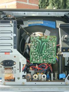 Inside the color monitor